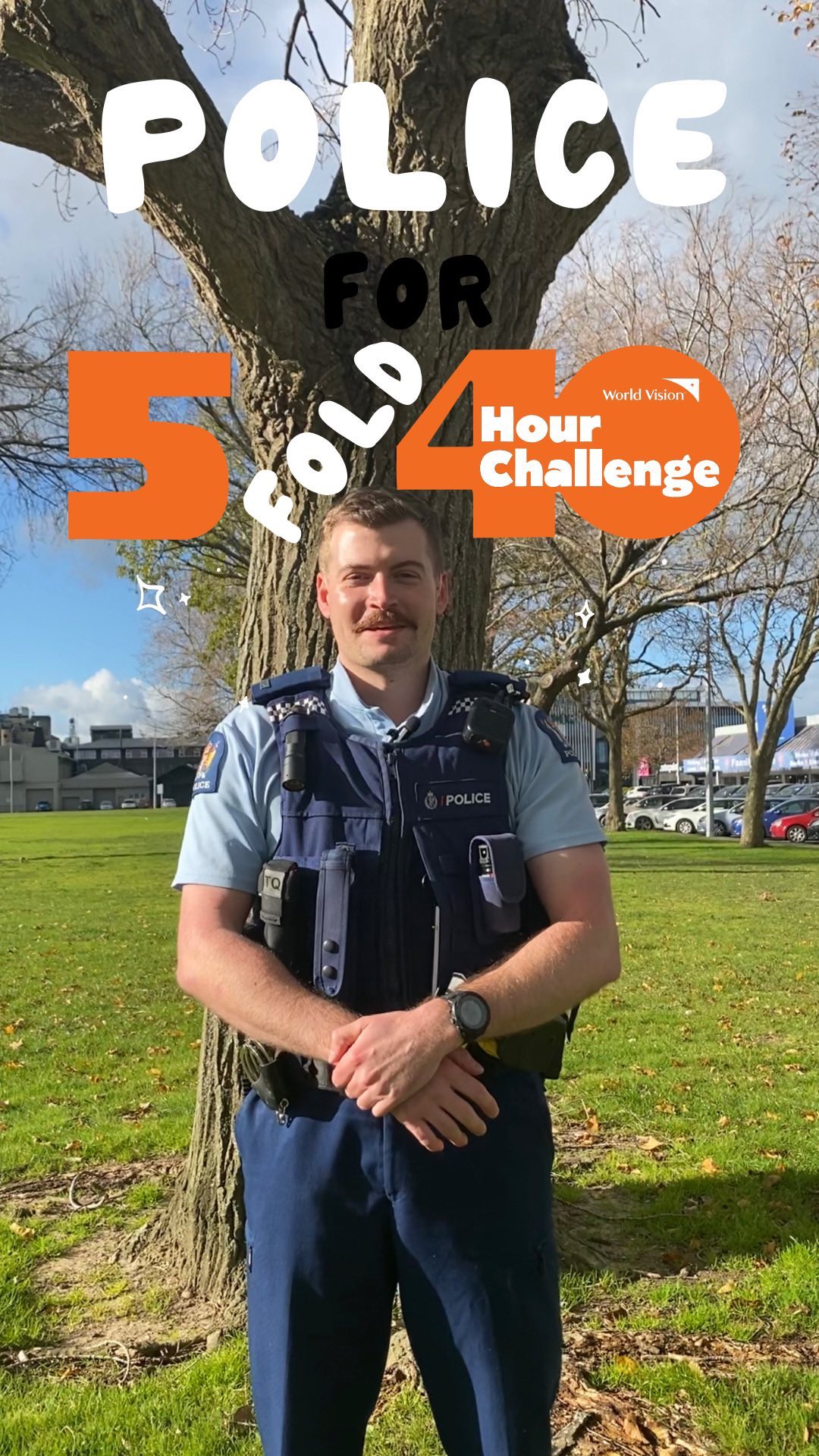 NZ Police partnership: the World Vision 40 Hour Challenge with Youth Nu'u